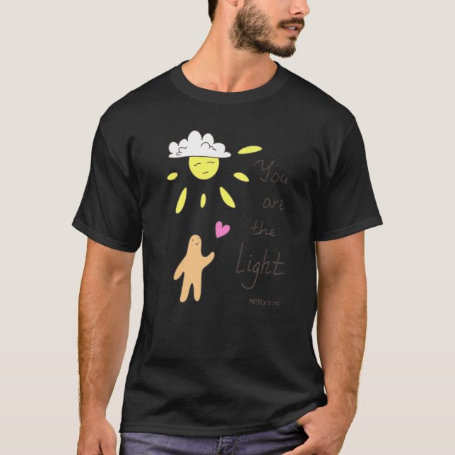 T-shirt Citation de la Bible chrétienne Matthew 514 Vous ê (Devant)