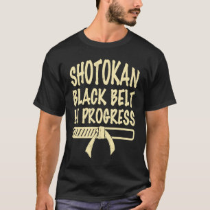 T-shirt Citation de la ceinture noire de Shotokan en cours