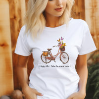 Citation de la femme à vélo vintage