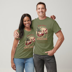 T-shirt Citation de la tournée mondiale du Père Noël