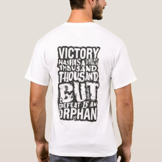 T-shirt Citation de la Victoire a mille pères - Motivation