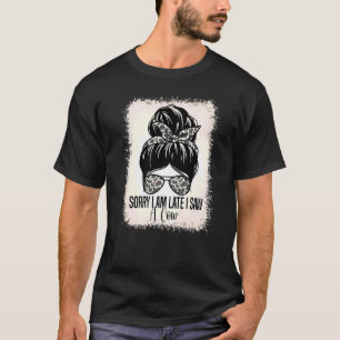 T-shirt Citation De L'Agriculteur De Vache Désolé Je Suis