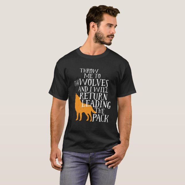 T-shirt Citation de leadership inspirationnel de dirigeant (Devant entier)