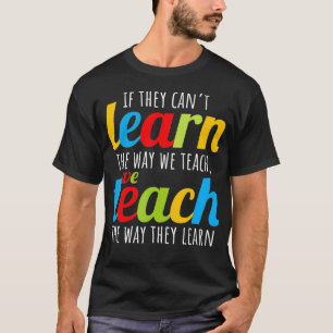 T-shirt Citation de l'enseignant SPED inspirée par l'ense