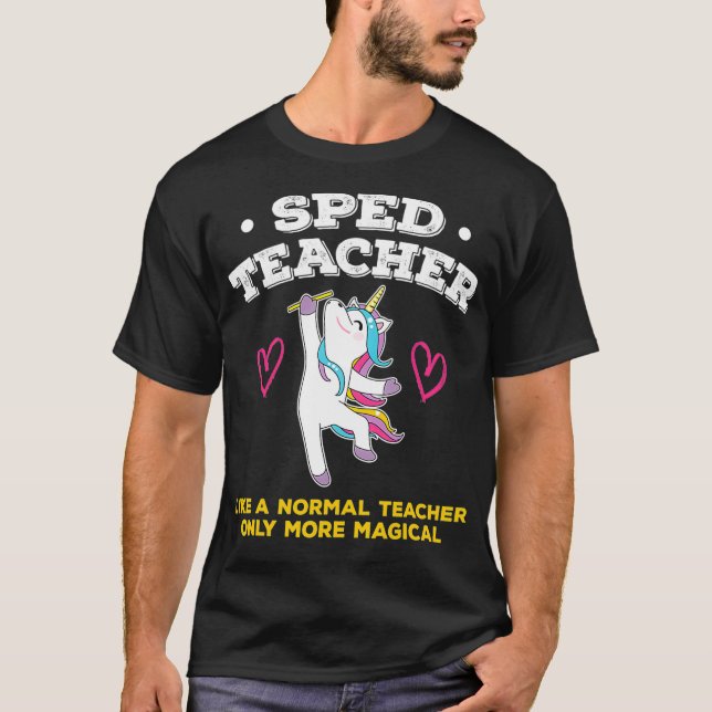 T-shirt Citation de l'enseignant SPED inspirée par l'ensei (Devant)