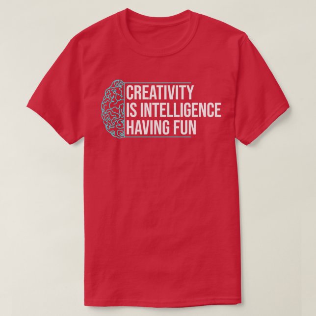 T-shirt Citation De L'Intelligence Artificielle La Créativ (Design devant)