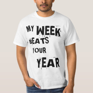 T-shirt Citation de Lou Reed : "Mes battements de semaine
