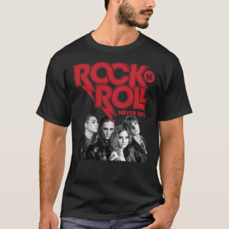 T-shirt Citation de Maneskin Rock N Roll Måneskin Original