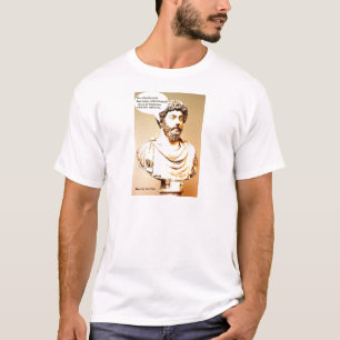 T-shirt Citation de MARCUS AURELIUS - il qui vit dans des