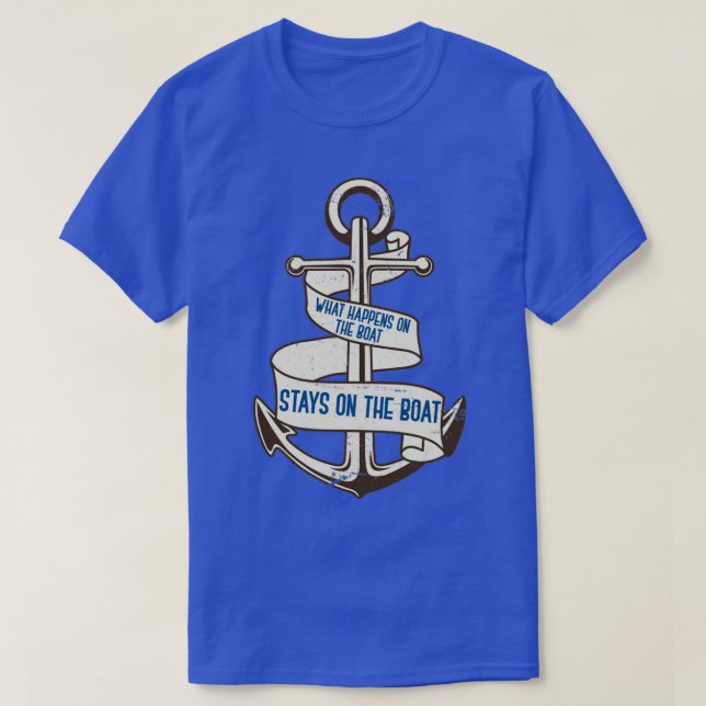 T-shirt Citation de marin drôle de voile (Design devant)