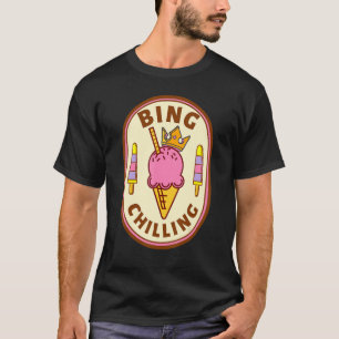 T-shirt Citation de mème de crème glacée vintage Bing Chil