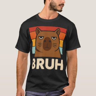 T-shirt Citation de meme drôle disant Bruh avec salutation