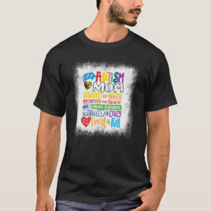 T-shirt Citation de mère autiste fière  Je suis une maman 