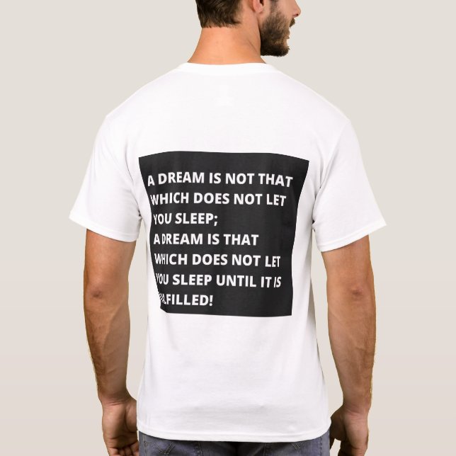 T-shirt Citation de motivation (Dos)