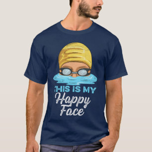 T-shirt Citation de natation en piscine pour un garçon nag