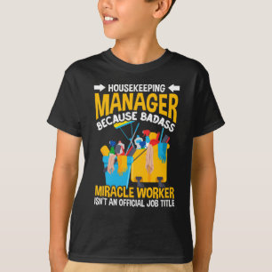 T-shirt Citation de nettoyage de la maison de travail pour