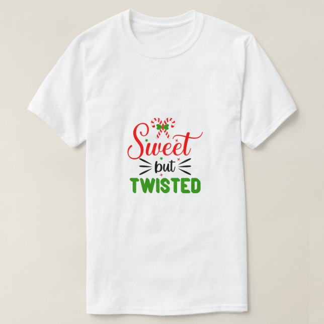 T-shirt Citation de Noël amusante (Design devant)