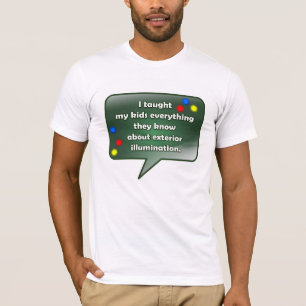 T-shirt Citation de Noël - illumination extérieure
