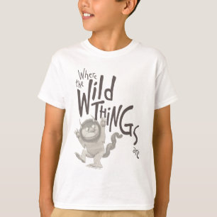 T-shirt Citation de Où les choses sauvages sont