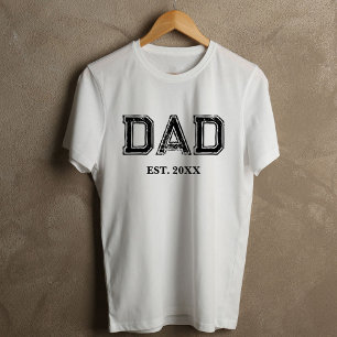 T-shirt Citation de Papa Typographie Sportive Vintage Fête