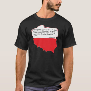 T-shirt Citation de Pape Jean Paul II