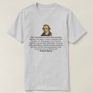 T-shirt Citation de Patrick Henry