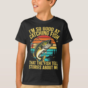 T-shirt Citation de pêche drôle B Pêcheur Appât Lure Humou
