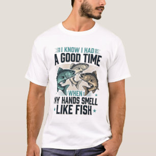 T-shirt Citation de pêche drôle Gravure vintage vecteur co