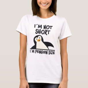 T-shirt Citation de pingouin amusant Conception de petits 