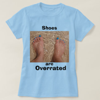 T-shirt Citation de plage d'été amusante - Chaussures suré