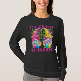 T-shirt Citation De Plage Pour Les Femmes Et Filles Flip F