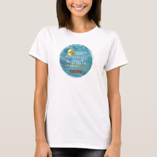T-shirt Citation de poème Anne Bronte - Mon âme est éveill