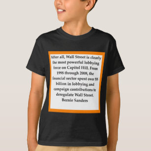 T-shirt Citation de ponceuses de Bernie