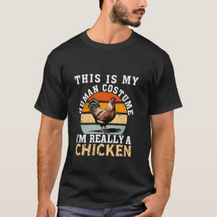 T-shirt Citation de poulet drôle Animaux de compagnie Poul