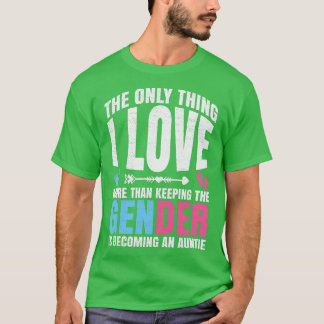 T-shirt Citation de révélation de genre pour les femmes po