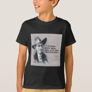 T-shirt Citation de Rick London & Tom Kerr James Joyce & E