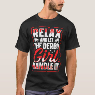 T-shirt Citation de Roller Derby sur piste plate pour une