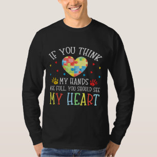 T-shirt Citation De sensibilisation sur l'autisme Si Vous 