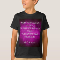 Citation de Tesla sur le violet