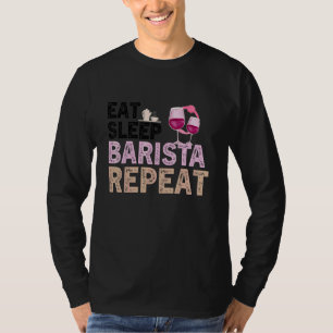 T-shirt Citation de vin de café Barista Cool Coffee Wine 5
