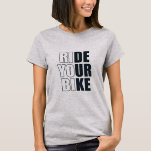 T-shirt Citation de VTT motivationnelle - Cyclisme drôle