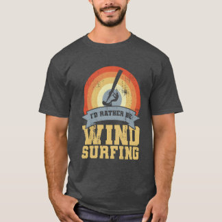 T-shirt Citation de windsurf vintage garçon