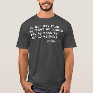 T-shirt Citation d'Emmanuel Kant
