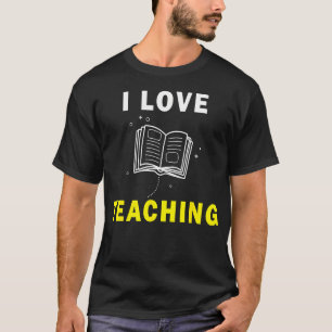 T-shirt Citation d'enseignement passionné avec message aca