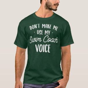 T-shirt Citation D'Entraînement De Baignade Pour Un Nageur