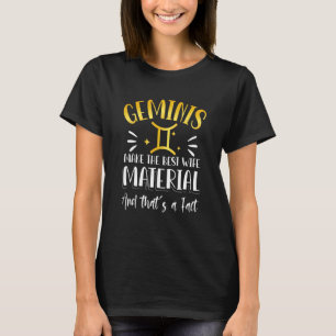 T-shirt Citation des signes Zodiac Gemini
