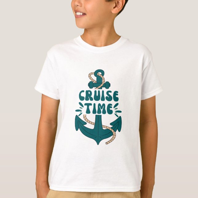 T-shirt Citation d'été positive C'est le temps de la crois (Devant)