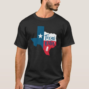 T-shirt Citation d'huile essentielle Texas Drapeau Oiler