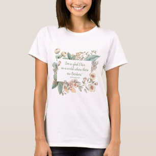 T-shirt Citation d'octobre d'Anne of Green Gables   Chemis