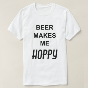 T-shirt Citation drôle BIÈRE ME REND JOYEUSE